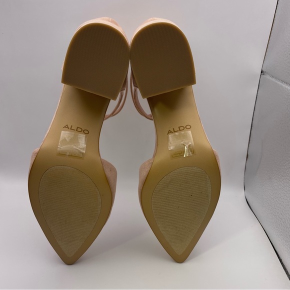 Aldo Brookshear Women's Block Heels Light Pink Size 8.5 - Picture 10 of 16